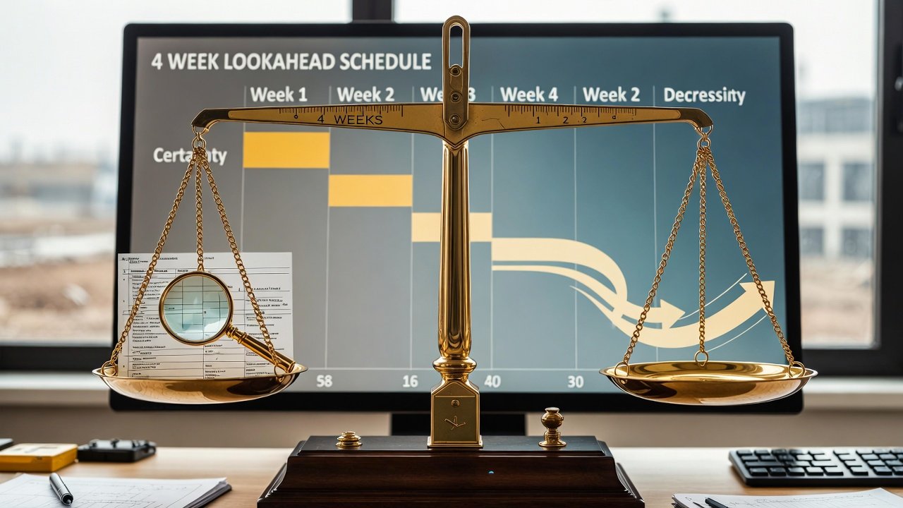 How 4 Week Lookahead Schedules Balance Detail and Flexibility