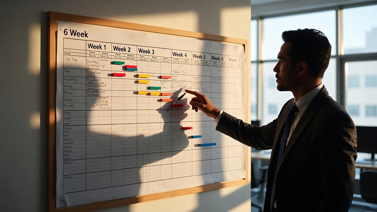 How 6 Week Lookahead Schedules Support Phase Planning