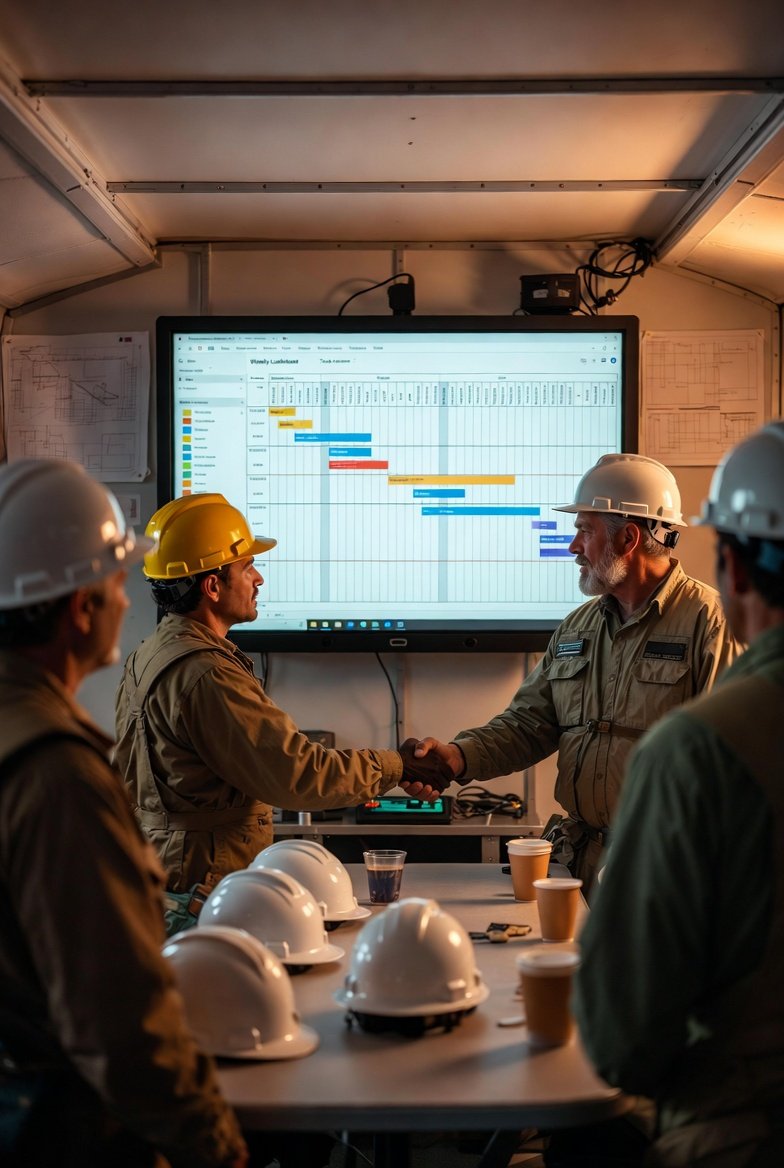 How Look Ahead Schedule Construction Reduces Conflict