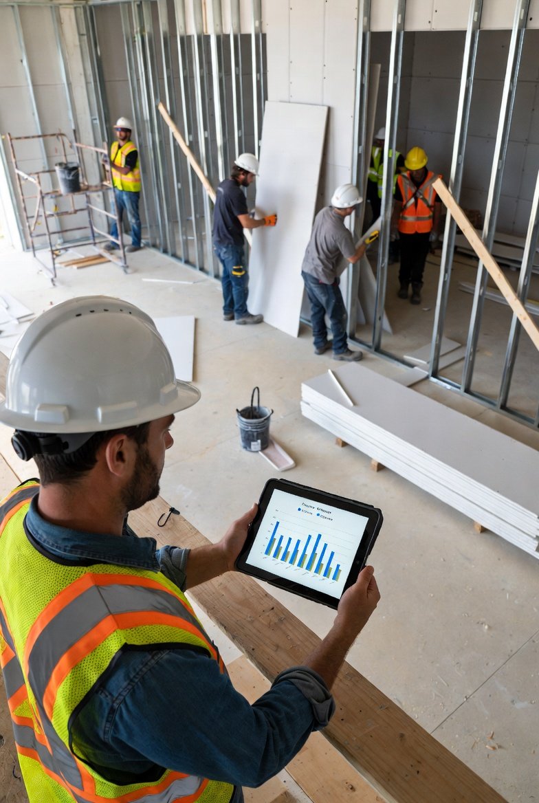 Tracking crew productivity